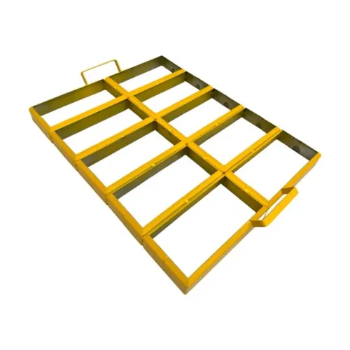 Forma De Aço para fazer 10 Bloquetes Paver Desforma Imediata - Altura 4 Cm