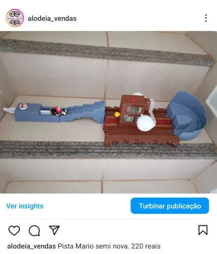 Pista Mario semi nova
