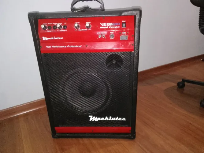 Caixa de som amplificada mackintec multi função Vega 200