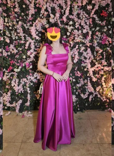 Vestido de festa exclusivo feito sob medida, Fucsia, veste 36/38 OBS.: não aceito ofertas.