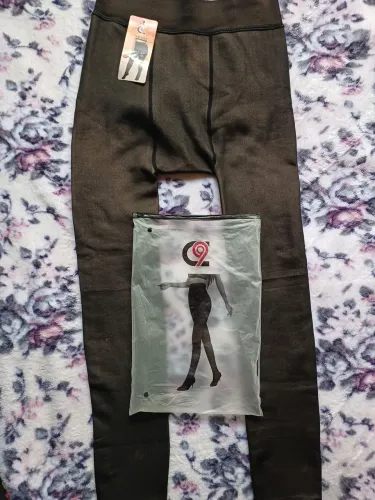 Calça legging peluciada