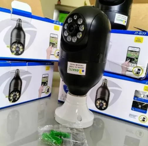 Camera Lampada de Segurança Wifi Visão Noturna - Entregamos das 9 as 22hrs