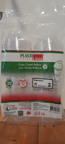 Copos bolhas com tampa