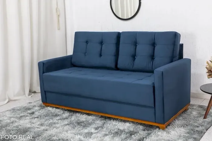 Sofá 3 lugares Living Áustria Linho Larg. 1.70m