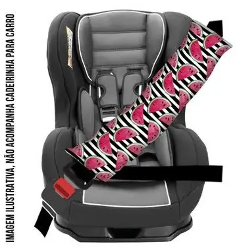 Capa protecao para Cinto de segurança de Carro - Melancia almofada com espuma redonda