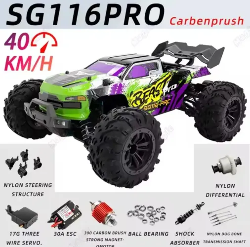 SG116PRO Carro de Controle Remoto 50KM/H