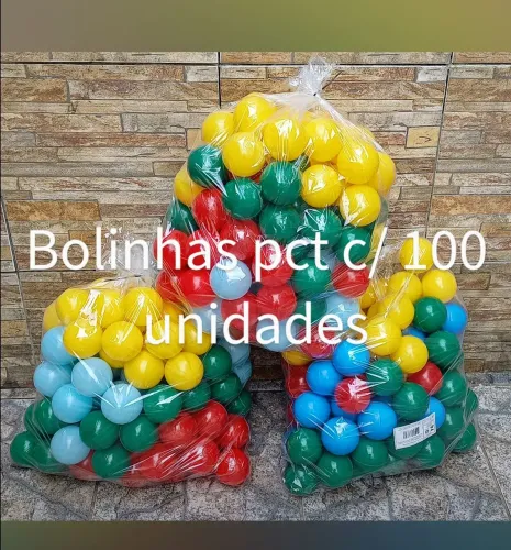 Bolhas de Plástico Coloridas - pct c/ 100 unidades