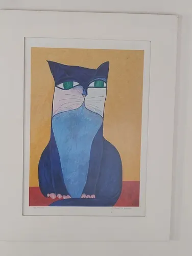 Gravura " O gato" - Arte Moderna