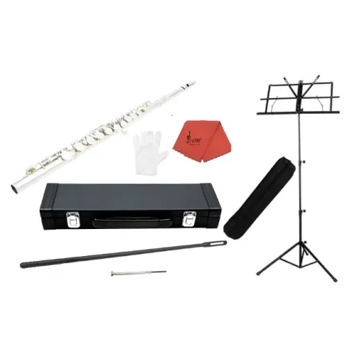 Flauta Transversal Slade - Designed By Usa - Nova + Estante de Partitura 