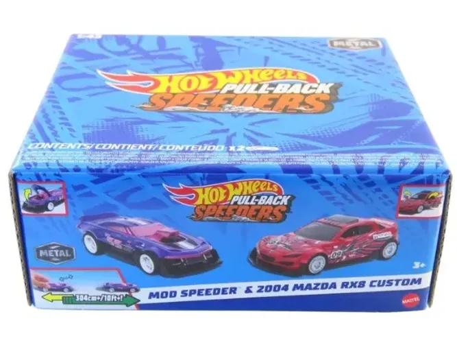 Kit com 2 Carrinho em Hot Wheels Mod Speeder & 2004 Mazda Rx custom