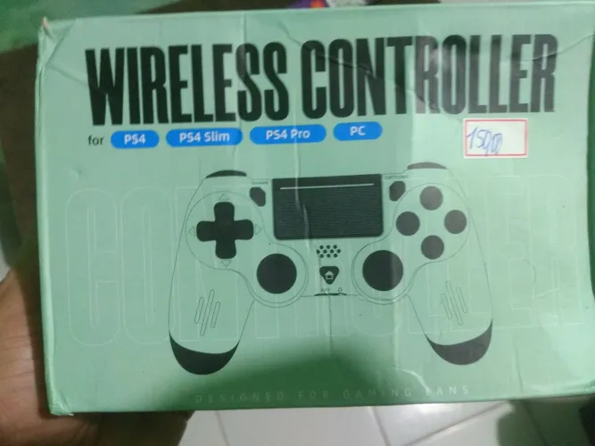 Controle Wireless para PS4 - Novo - R$150