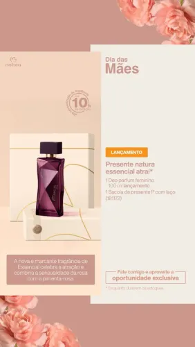 Presente Natura Essencial Atrai Feminino 