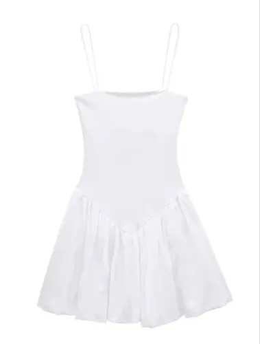 Vestido branco balonê