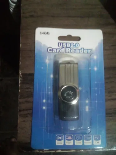 Leitor de Cartão USB 2.0 64GB - Novo!