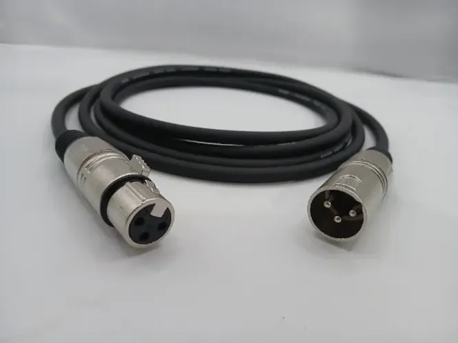 Cabo Microfone Xlr(canon) Macho E Femea Balanceado 10 Metros