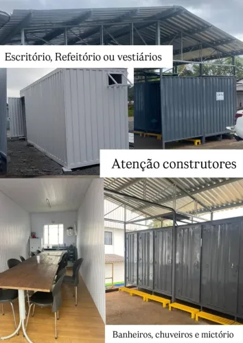Canteiro de obra átrio desmontável 