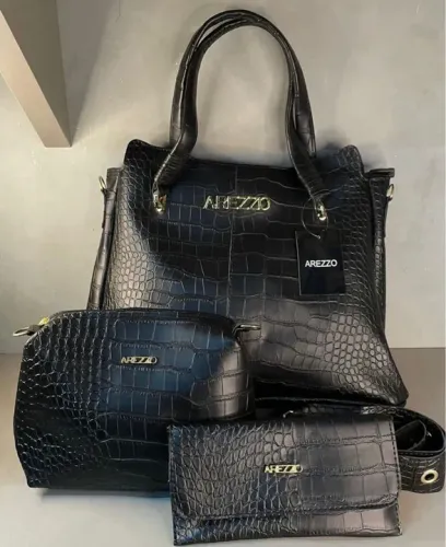 Kit Bolsa Sacolão Arezzo 3 peças