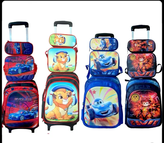 Mochilas de rodinhas infantis - Diversos modelos