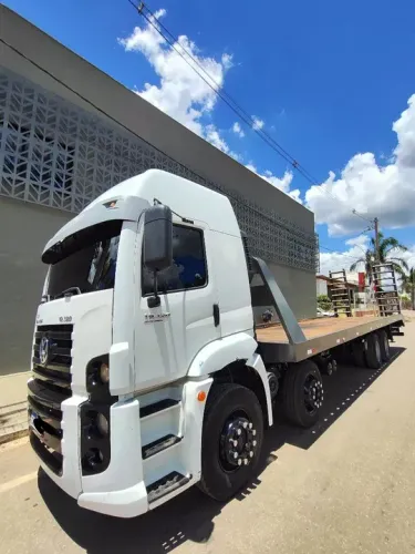 Caminhão prancha 19320 bitruck