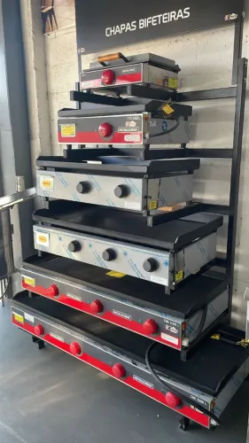 Chapas elétricas e a gás 6,35 de chapa (Ester) 