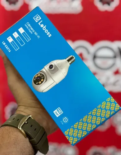 Temos câmera segurança dupla de bocal