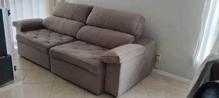 Sofá Marrocos Retrátil Reclinável 2,5m