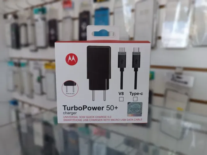 Carregador Motorola 30w Tipo C - ENTREGA A