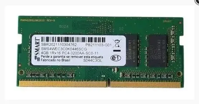 Memória RAM 4GB DDR4