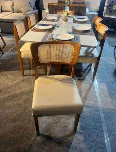 Mesa de Jantar em Madeira MACIÇA DIRETO DA FÁBRICA