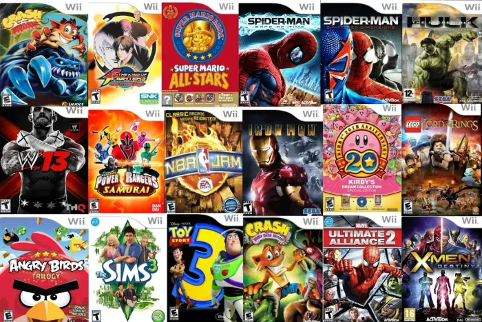 Jogos de Wii via cd 5 cada