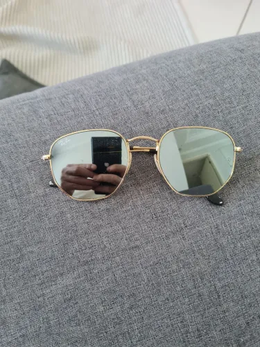 Ray-Ban  espelhado Óculos de Sol Dourado