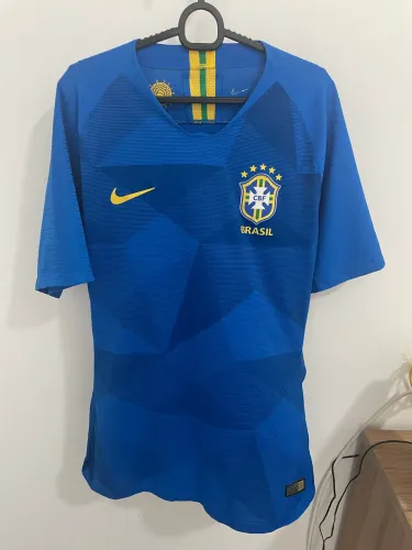 Camisa Brasil Jogador copa 2018 azul tamanho G