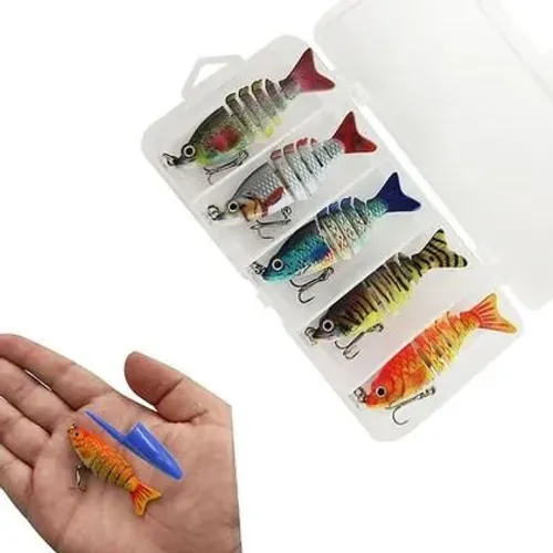 Iscas de Pesca Artificiais - Kit Completo