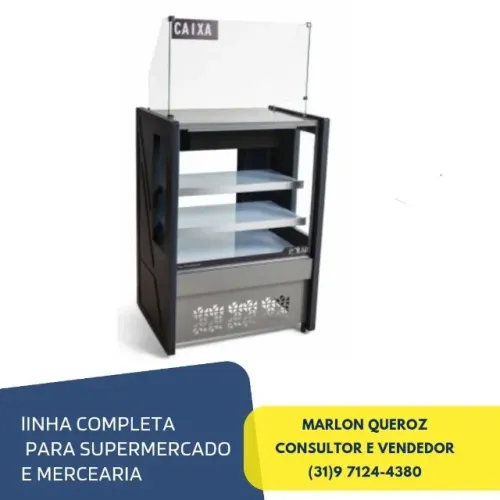 Balcão Caixa Polar 80CM Novo