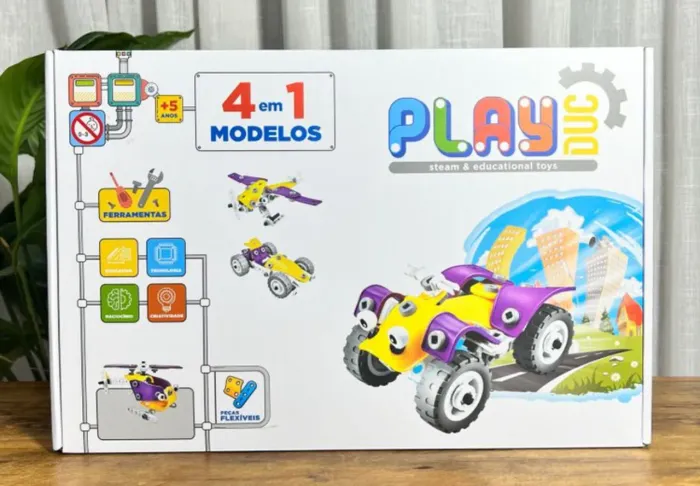 Kit de Construção Educacional Playduc - 4 em 1