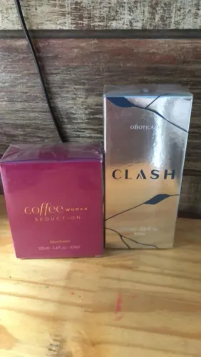Kit Perfumes O Boticário Lacrados (Coffee + Clash) Original