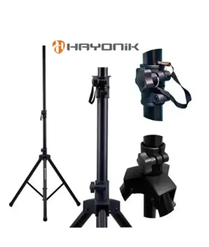 2 PEDESTAIS P/CAIXA DE SOM HAYONIK PA 110 - AJUSTÁVEL