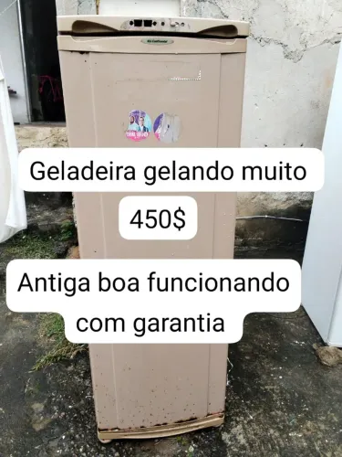 Vendo geladeira antiga funcionando com garantia 