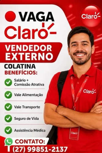 Temos vaga consultor externo