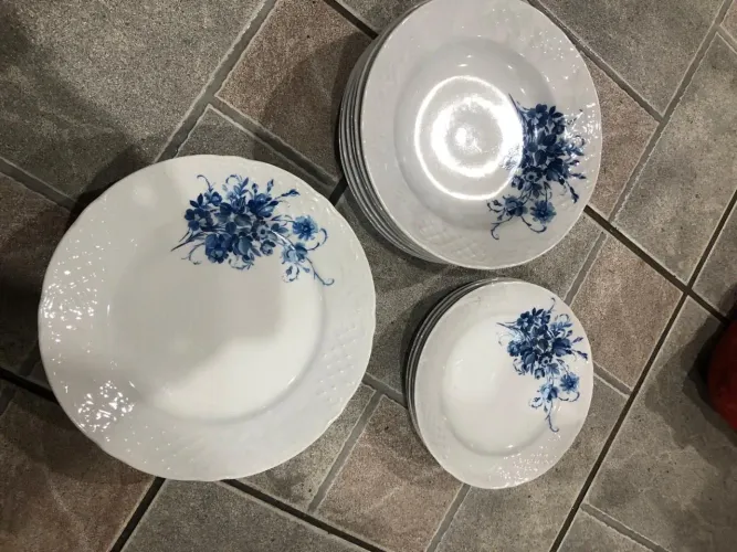 Jogo de pratos em porcelana Beatriz Brasil
