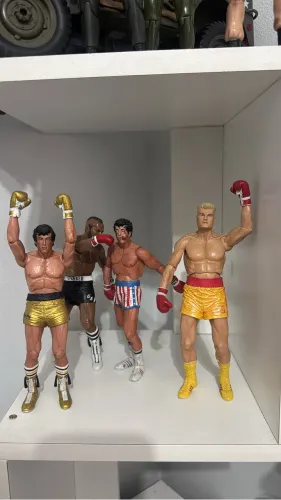 Coleção Rocky Balboa Neca 40 anos