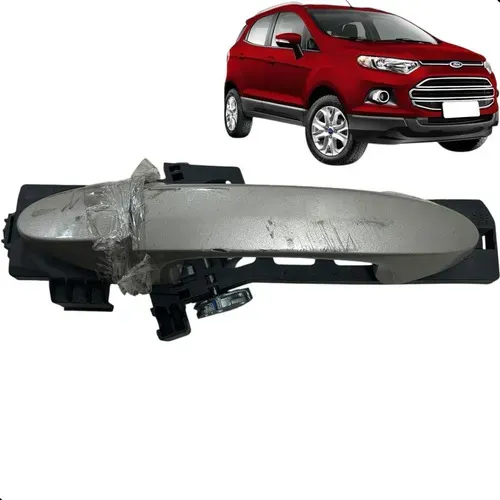 Maçaneta Porta Ecosport 2014 2016 2017 Traseira Esquerda Preto Traseira