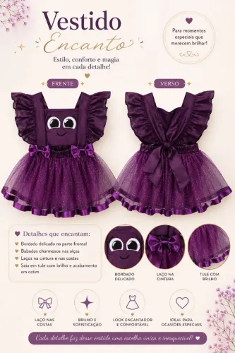 Vestido do bolo fofo