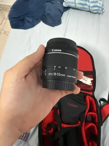 Para vender hoje Câmera 77D, NF, Lentes e etc.