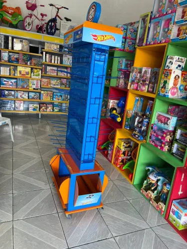 Expositora para lojista carrinhos Hotweels