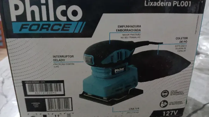 Lixadeira Orbital Philco PLO01 (((NOVAAAA)))