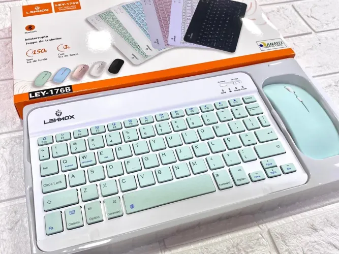 Kit Mini Teclado Tablet e mouse