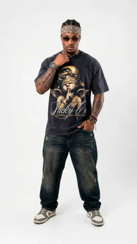 Camisa Oversized Estonada - Lucky Company 