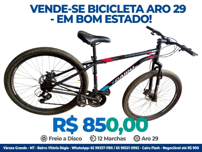 VENDE-SE BICICLETA USADA - EM BOM ESTADO!