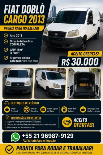 Fiat Doblo Cargo 1.8 MPI Fire Flex 8v/16v 4P 2013